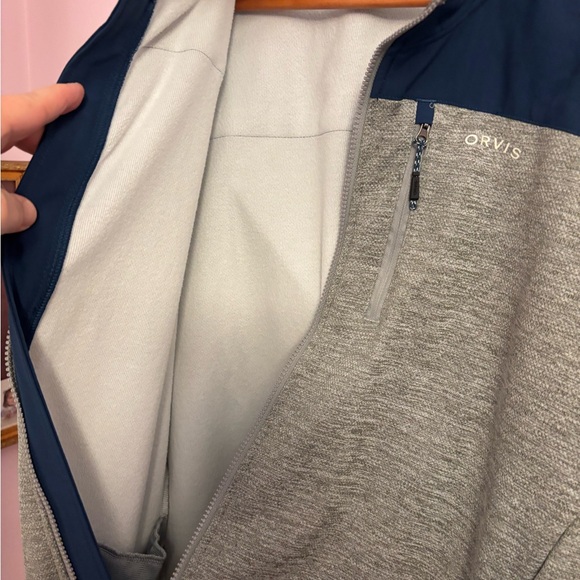 Orvis Heather Gray and Navy Jacket - Picture 4 of 5